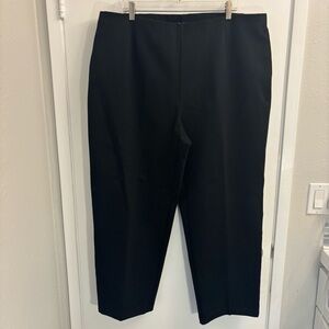 Eileen Fisher Women's Black‎ Ponte Ankle Pants Size 3x Minimalist Quiet Luxury